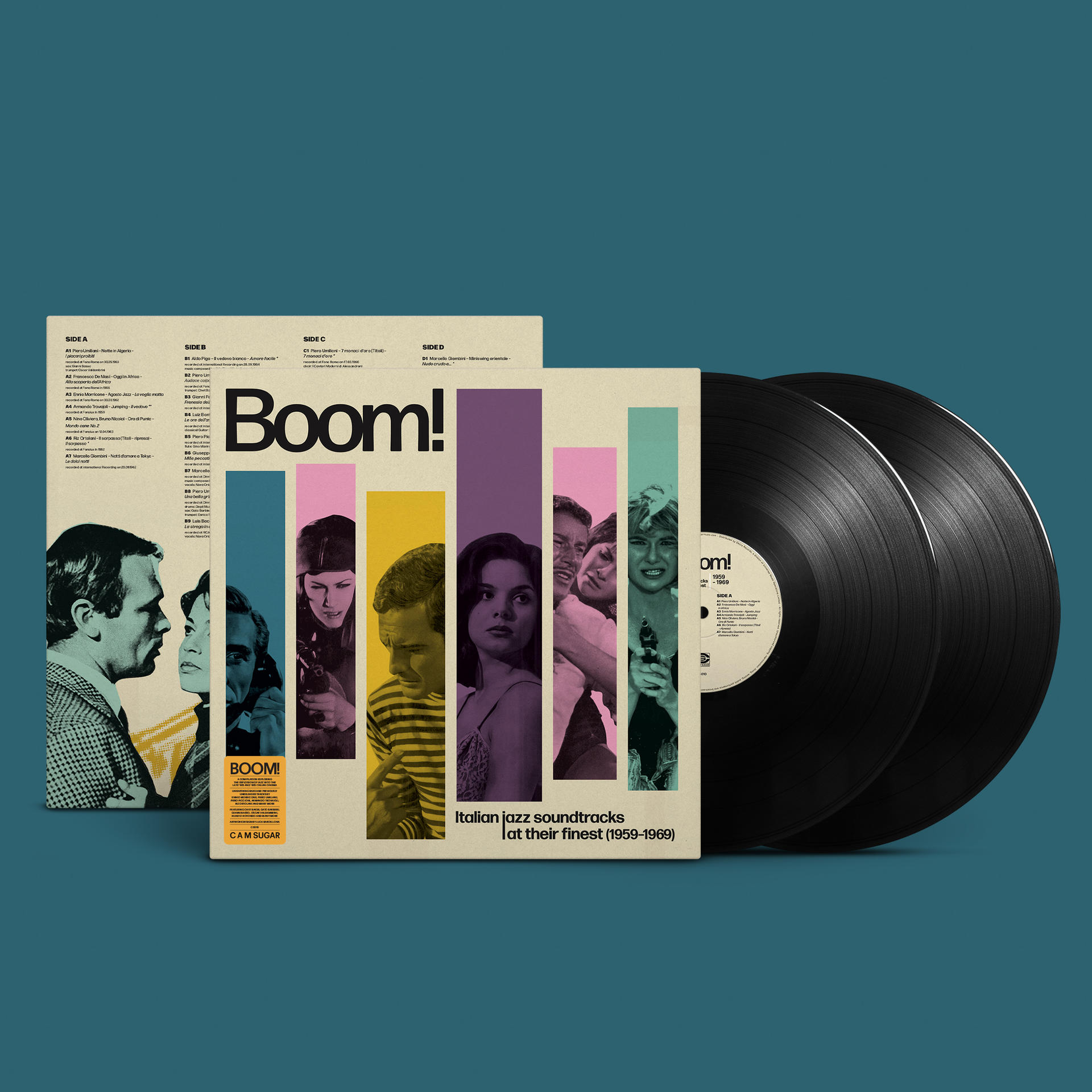VARIOUS - Boom! Soundtracks Their Italian At Jazz Finest (Vinyl) 