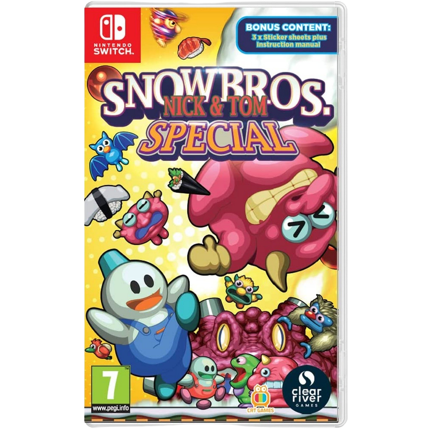 Nintendo Switch Bros. nick tom special snowbros para