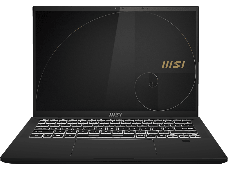 MSI SUMMIT E14 EVO A12M-051, Gaming Notebook mit 14 Zoll Display, Intel® Core™ i5 Prozessor, 16 GB RAM, 512 GB SSD, Intel® Iris® Xᵉ Grafik, Ink Black