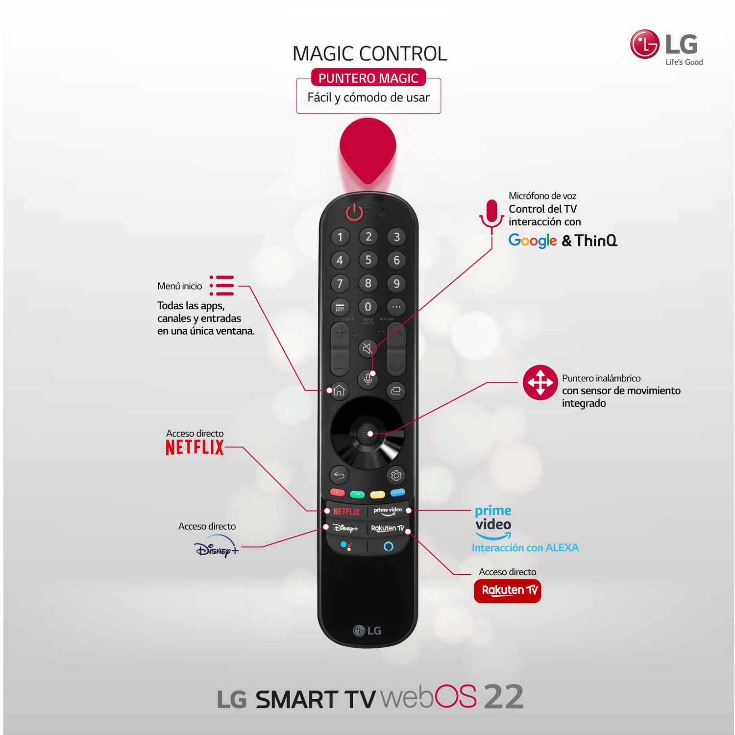 TV LED 50" - LG 50UQ91006LA, UHD 4K, Procesador α5 Gen5 AI Processor 4K, Smart TV, DVB-T2 (H.265), Azul Oscuro