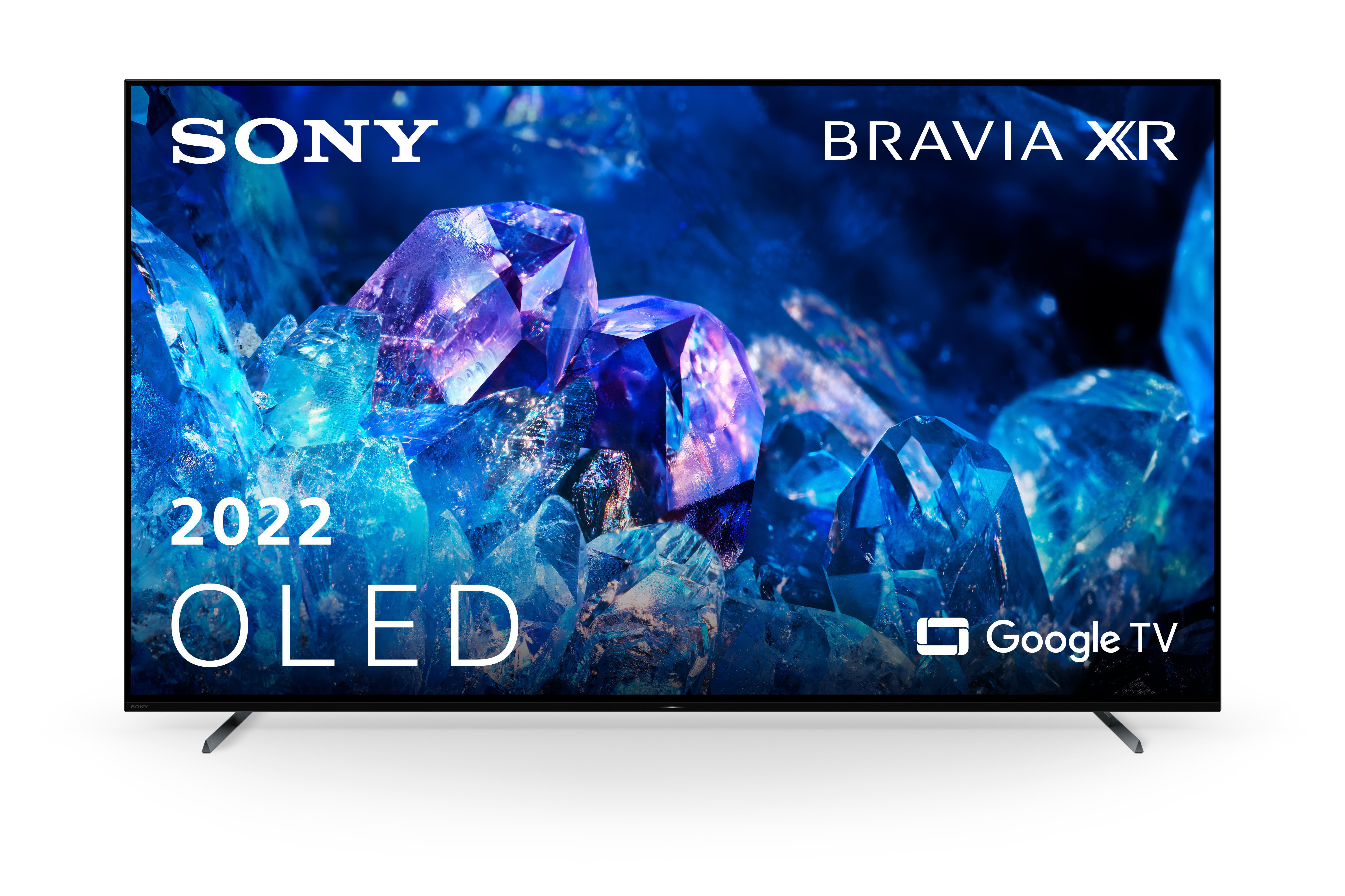 SONY BRAVIA XR-77A80K OLED TV (Flat, 77 Zoll / 195 cm, OLED 4K, SMART TV, Google TV)
