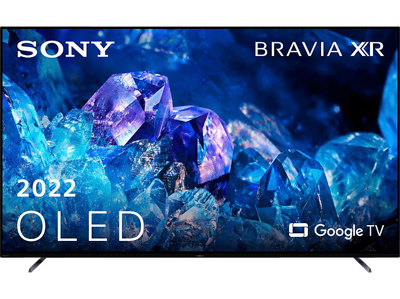 SONY BRAVIA XR55A80K OLED TV (Flat, 55 Zoll / 139 cm, OLED 4K, SMART TV, Google TV), OLED TV