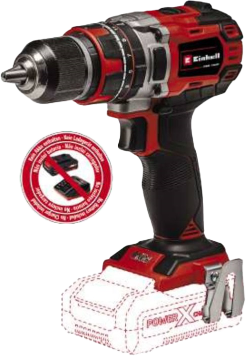 EINHELL TE-CD 18/50 Li-i Brushless-Solo akkumulátoros ütvefúró-csavarozó, akku és töltő nélkül (4513942)