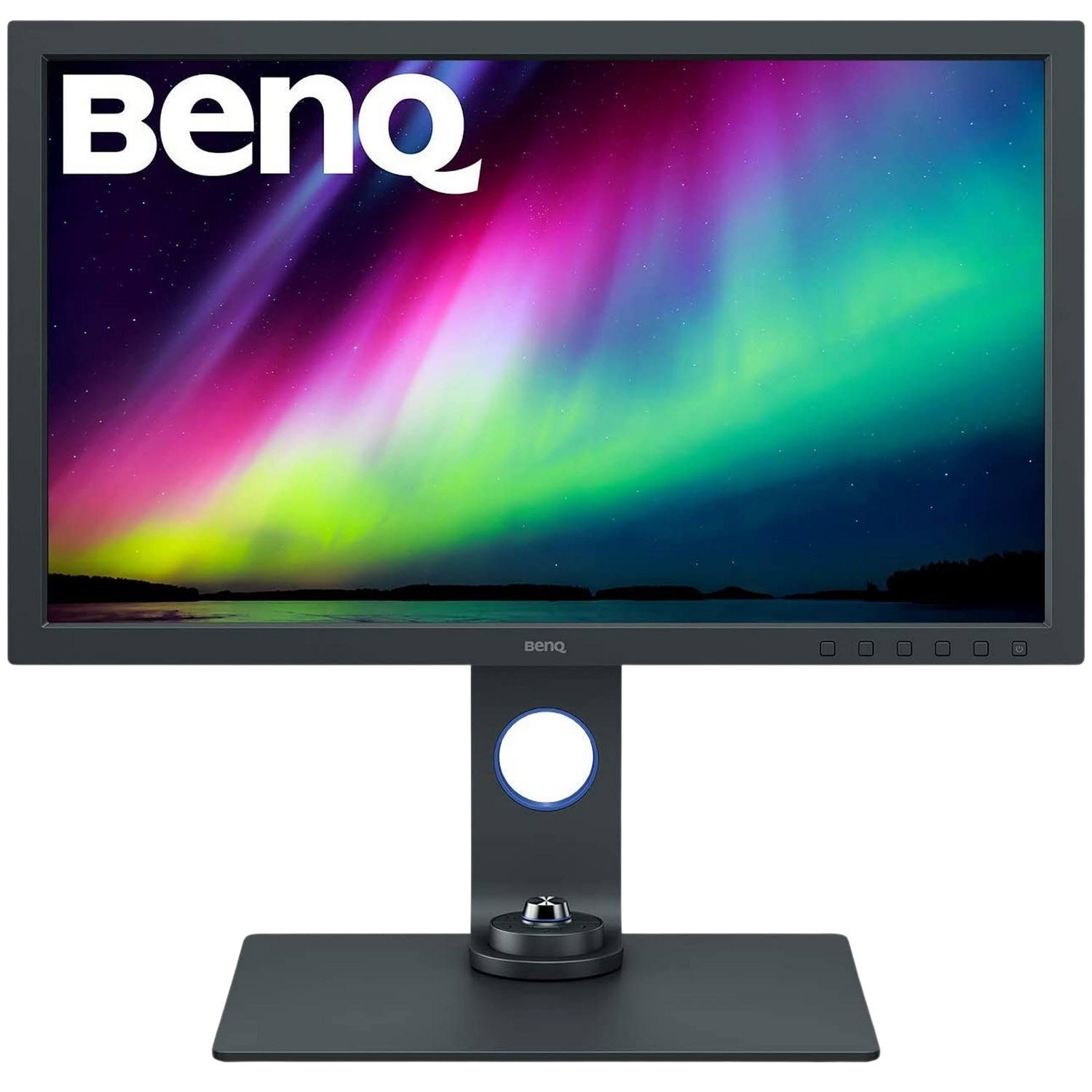 Monitor - BenQ SW271C, 27", UHD 4K, 5 ms, 60 Hz, HDMI/ USB C, Tecnología AQCOLOR, Negro