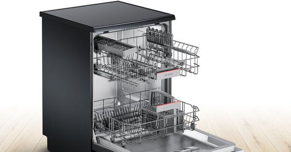 BOSCH SMS4IKC60T D Enerji Sınıfı 6 Program 13 Kişilik Bulaşık Makinesi Siyah inox