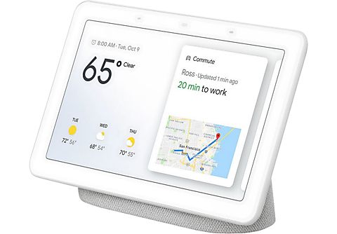 Asistente inteligente - Google Nest Hub, Asistente digital, Pantalla 7", Wi-Fi, Tiza