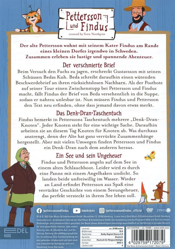 Pettersson und Findus - TV Serie: Vol.15: Das Denk-Dran-Taschentuch DVD