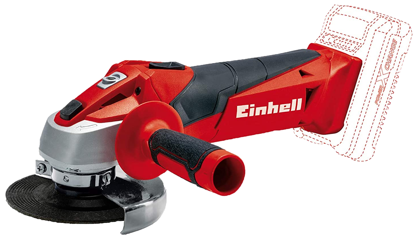EINHELL TC-AG 18/115 Li-Solo akkumulátoros sarokcsiszoló, akku és töltő nélkül (4431130)