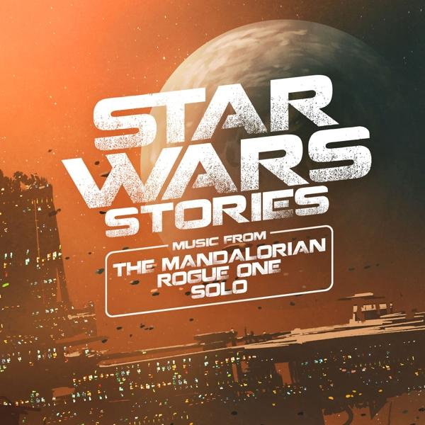 Star Wars Stories album borító. A cím fehér, űrkép háttérrel.