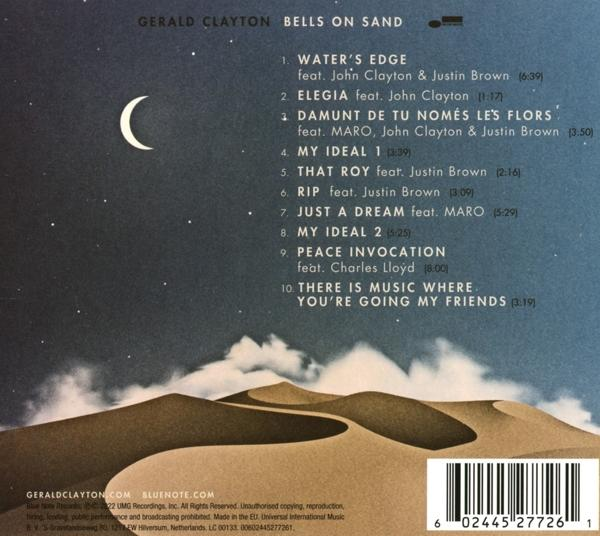 CD-Cover mit einer Nachtwüstenszene, Mond, Dünen und Titelliste.