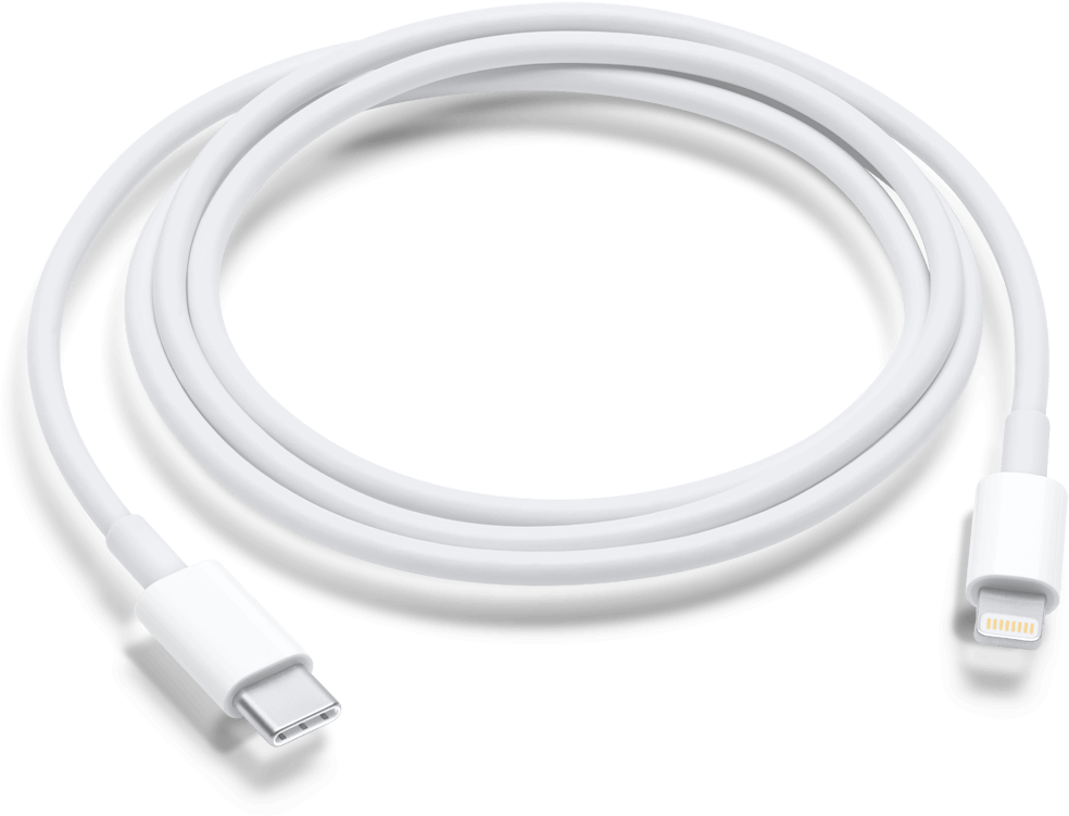 APPLE Cable de USB-C a Lightning, iPhone, iPad o iPod, Thunderbolt 3 (USB-C), 2 metros, Blanco