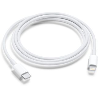 APPLE Cable de USB-C a Lightning, iPhone, iPad o iPod, Thunderbolt 3 (USB-C), 2 metros, Blanco