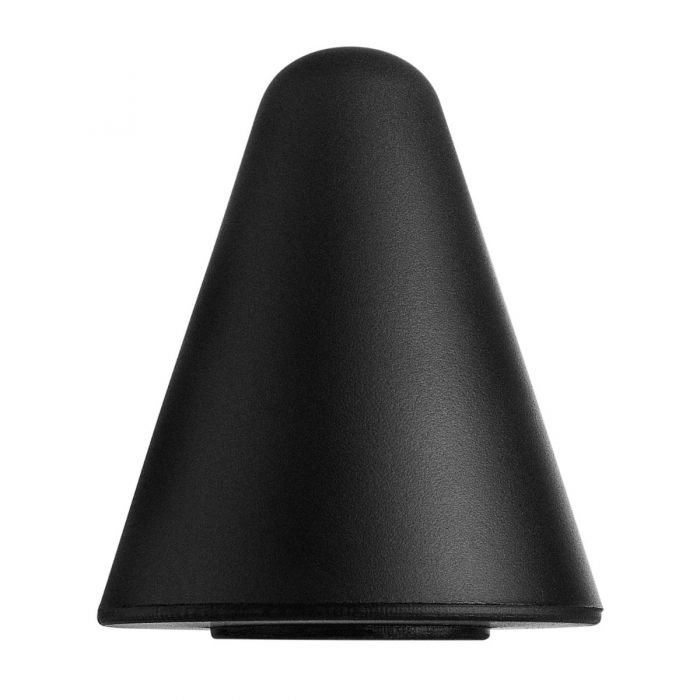 Eine schwarze Apple Pencil-Spitze, konische Form.