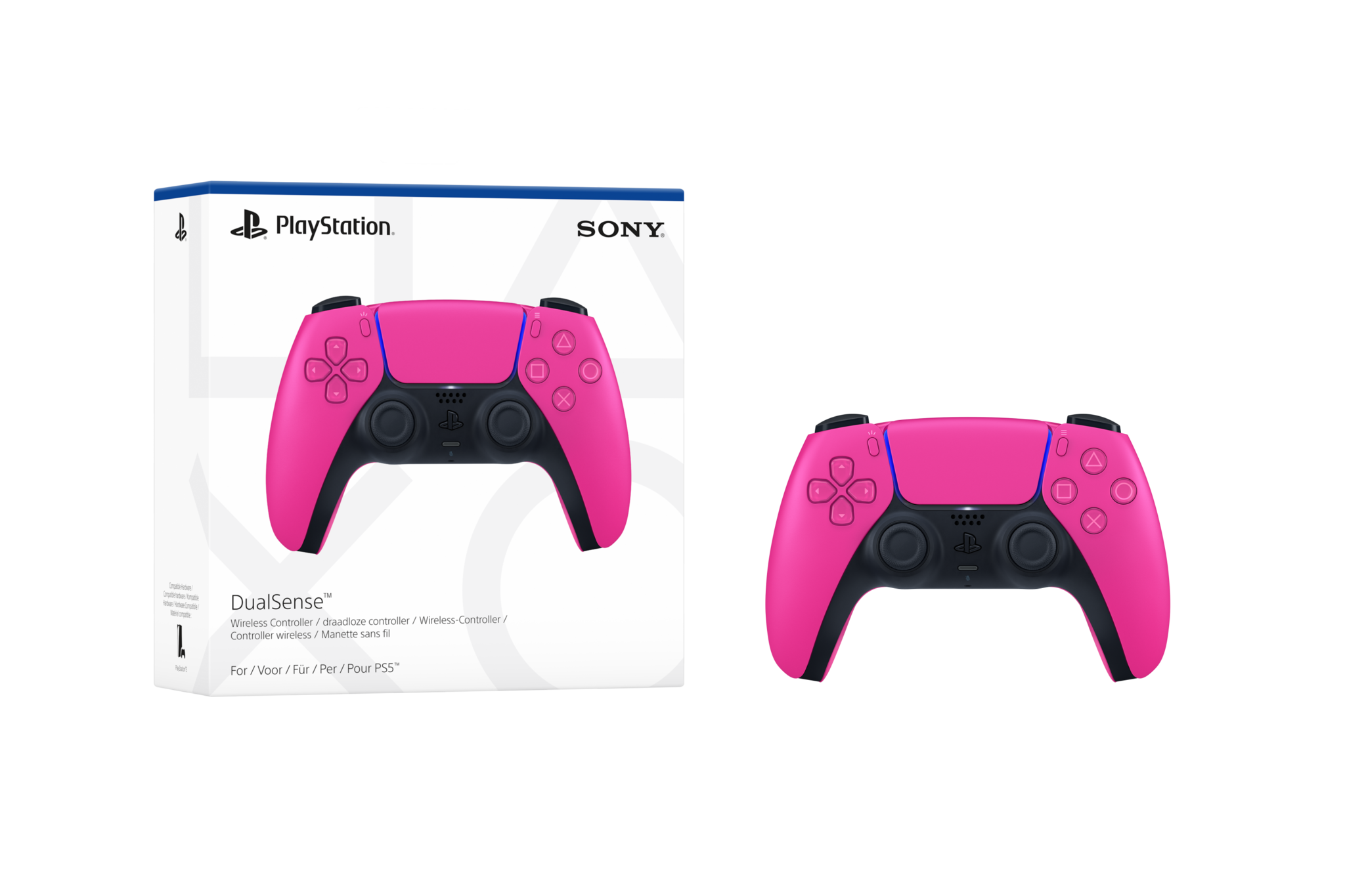SONY DualSense® draadloze controller – Nova Pink Controller PlayStation 5 Roze