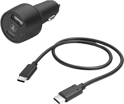 HAMA Chargeur voiture 2 x USB Qualcomm Noir (210522)
