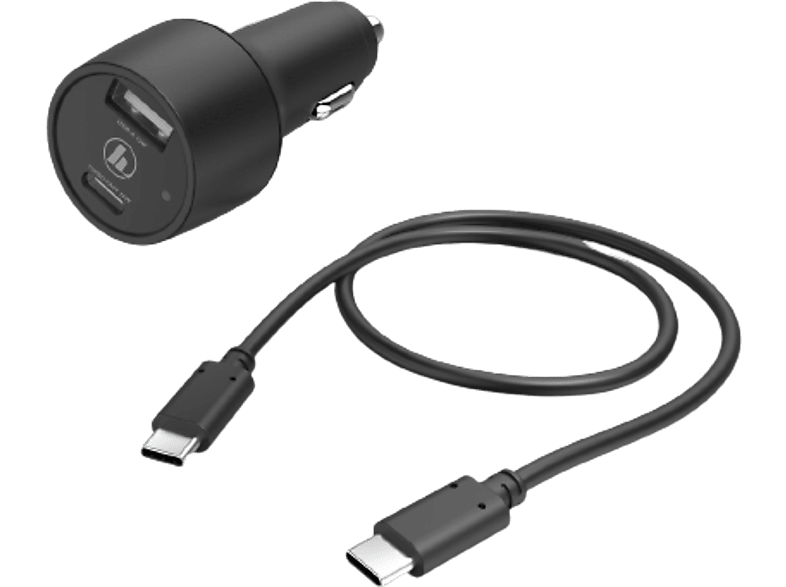 HAMA Autolader 2 x USB Qualcomm Zwart (210522)