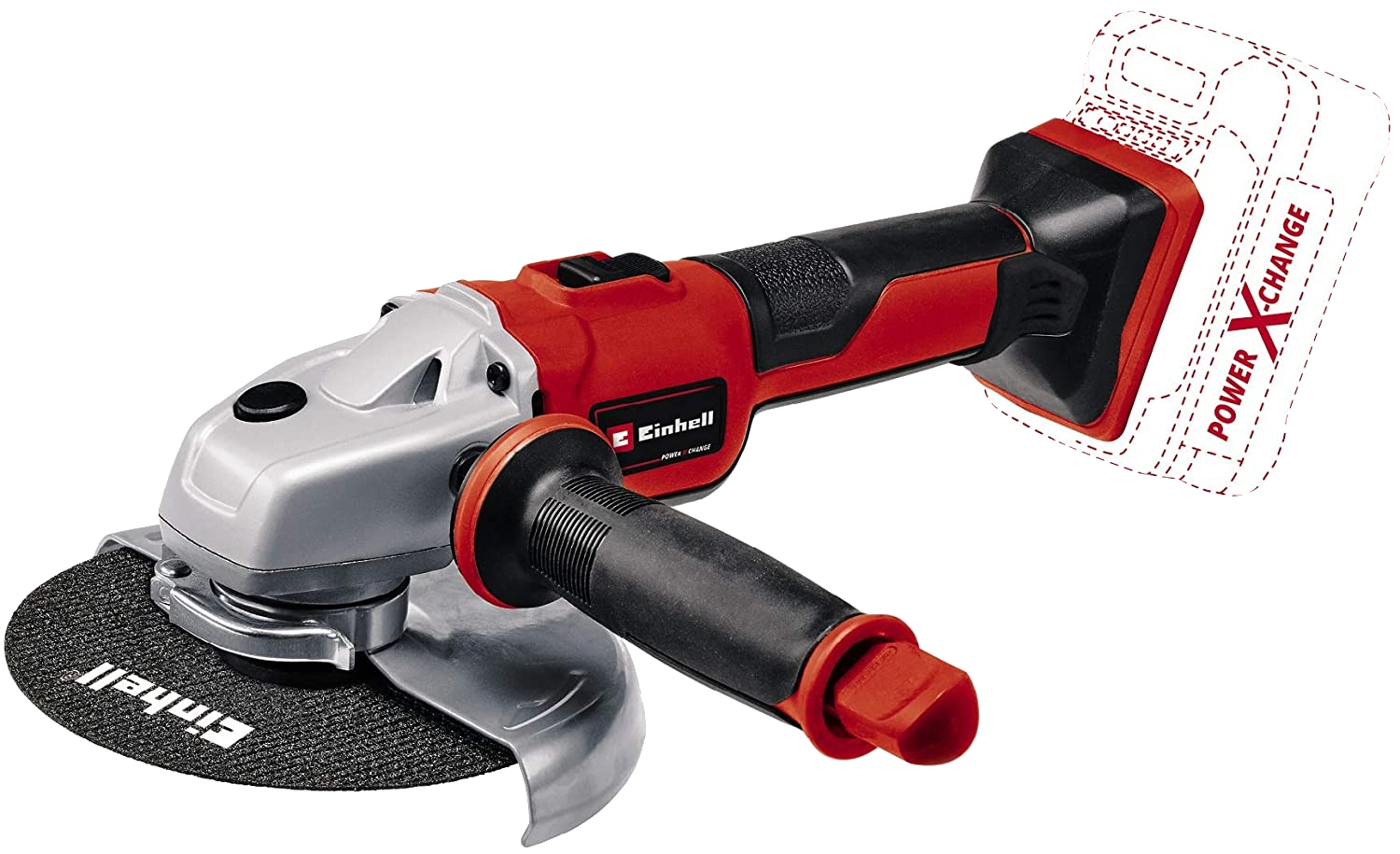 EINHELL TE-AG 18/150 Li BL-Solo akkumulátoros sarokcsiszoló, akku és töltő nélkül (4431144)