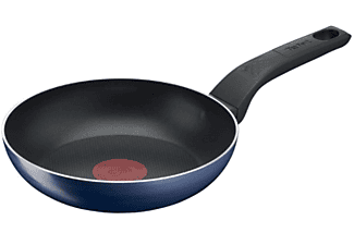 TEFAL Titanyum 1X Easy Cook & Clean Difüzyon Tabanlı 20/28 cm İkili Tava Seti Mavi_1