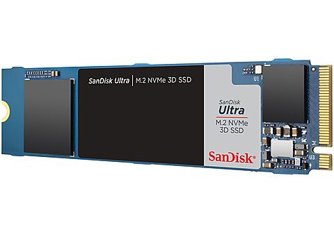 SANDISK 1TB SSD Festplatte Ultra 3D, NVMe M.2, Intern, R3500/W2300 MB/s