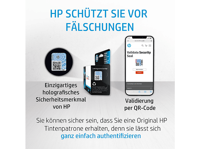 Thumbnail - HP 305 2er-Pack Schwarz, Cyan, Magenta, Gelb (6ZD17AE)