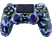 FR-TEC Szilikon tok + hüvelykujj csúszásgátló PlayStation 4 kontrollerhez, kék / terepmintás