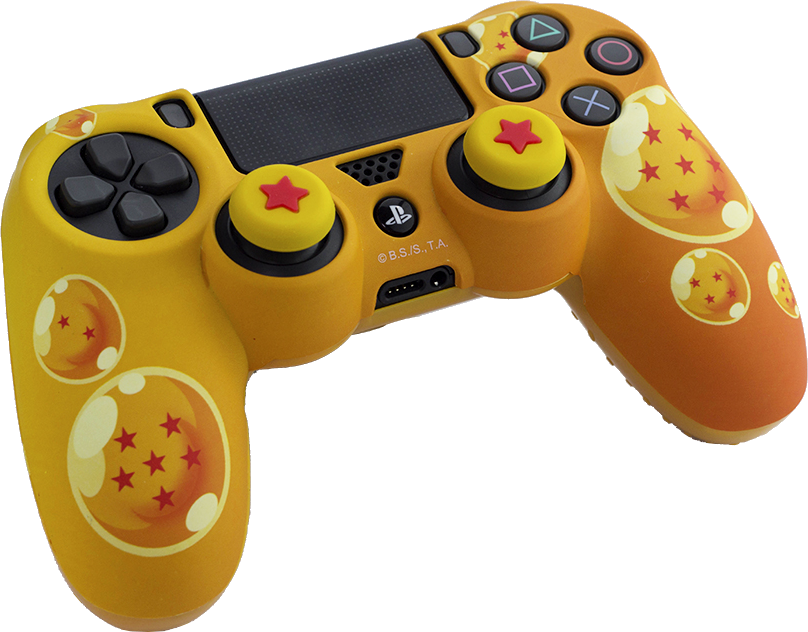 FR-TEC Dragon Ball Z kemény tok + hüvelykujj csúszásgátló PlayStation 4 kontrollerhez