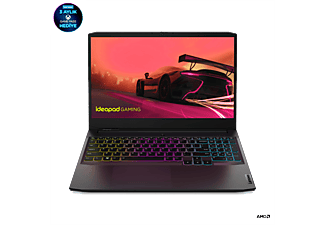 LENOVO Ideapad Gaming 3/Ryzen5-5600H/16GB RAM/512GB SSD/4GB RTX 3050/15.6" W11 Laptop Siyah