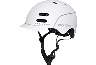 Casco - SmartGyro Helmet, Para Patinete Eléctrico O Bicicleta, Talla L, Talla Cabeza 61 cm, Blanco