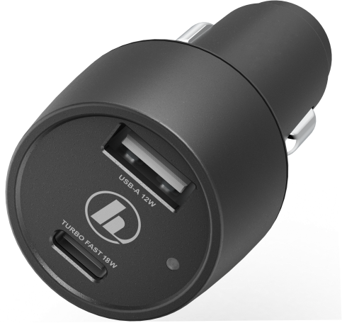 HAMA Autolader 2 x USB Zwart (210569)