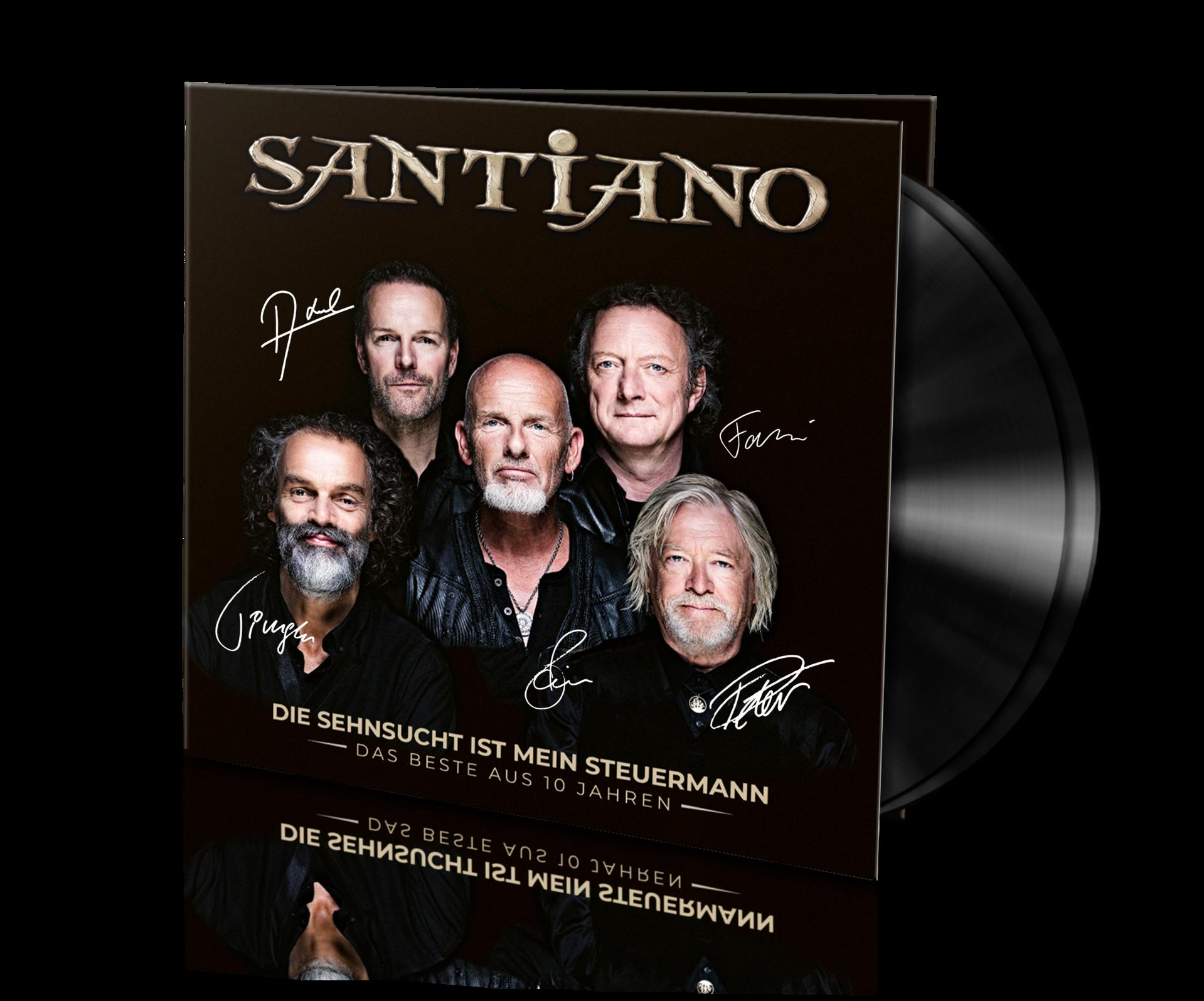CD-Cover mit einer Gruppe von fünf Männern in dunkler Kleidung, mit Bandnamen und Albumtitel.