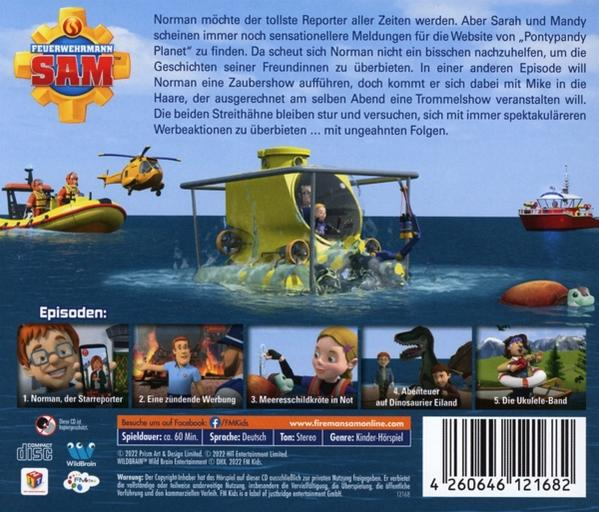 Feuerwehrmann Sam - Norman der Starreporter-Das CD Hörspiel  - (CD)