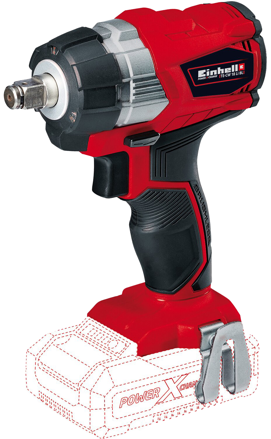 EINHELL TE-CW 18 Li BL-Solo akkumulátoros ütvecsavarozó, akku és töltő nélkül (4510040)