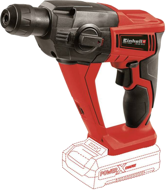 EINHELL TE-HD 18 Li-Solo akkumulátoros fúrókalapács, akku és töltő nélkül (4513812)
