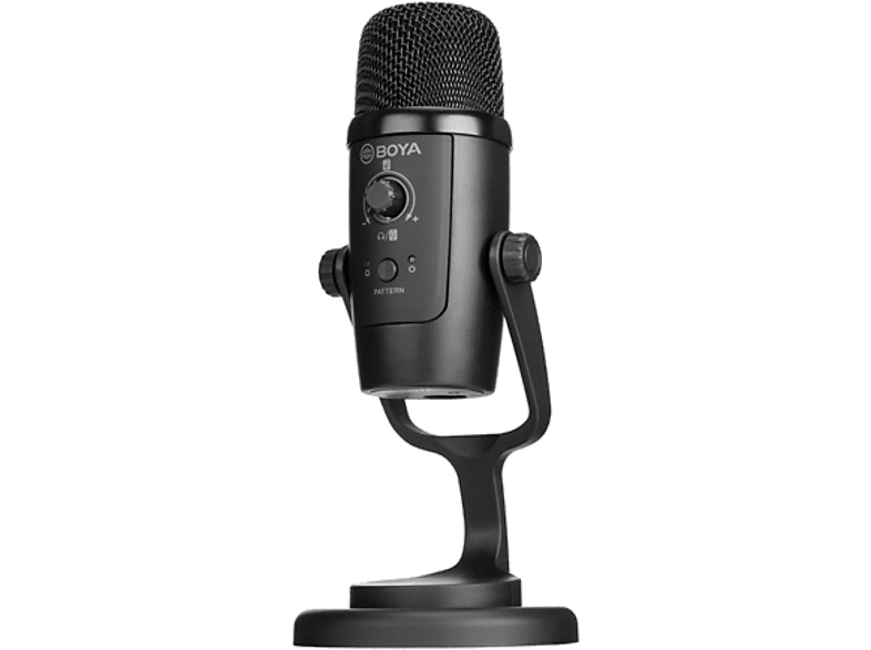 Boya Streaming Mikrofon BY-PM500, USB-C, 24 Bit/48 kHz, Schwarz
