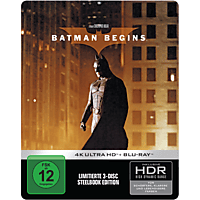 Batman Begins – 4K Steelbook 4K Ultra HD Blu-ray + Blu-ray auf 4K Ultra HD  Blu-ray + Blu-ray online kaufen | SATURN