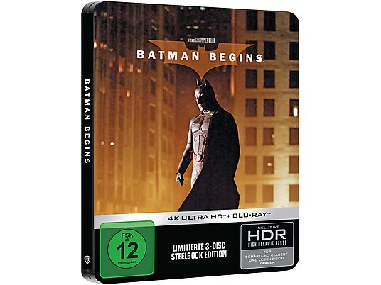 Batman Begins – 4K Steelbook 4K Ultra HD Blu-ray + Blu-ray
