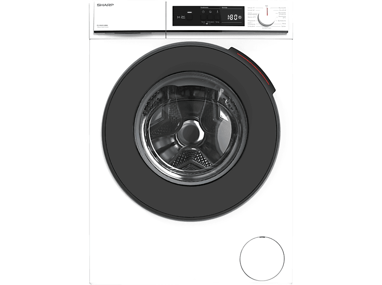 SHARP ES-NFA014DWB-DE kg, B) 1330 U/Min., Waschmaschine (10