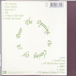 Kristine Leschper - THE OPENING,OR CLOSING OF A DOOR  - (CD)