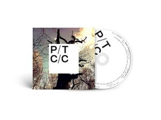 CD-Hülle und -Scheibe. Das Gehäuse hat ein quadratisches Bild und weißen Text.