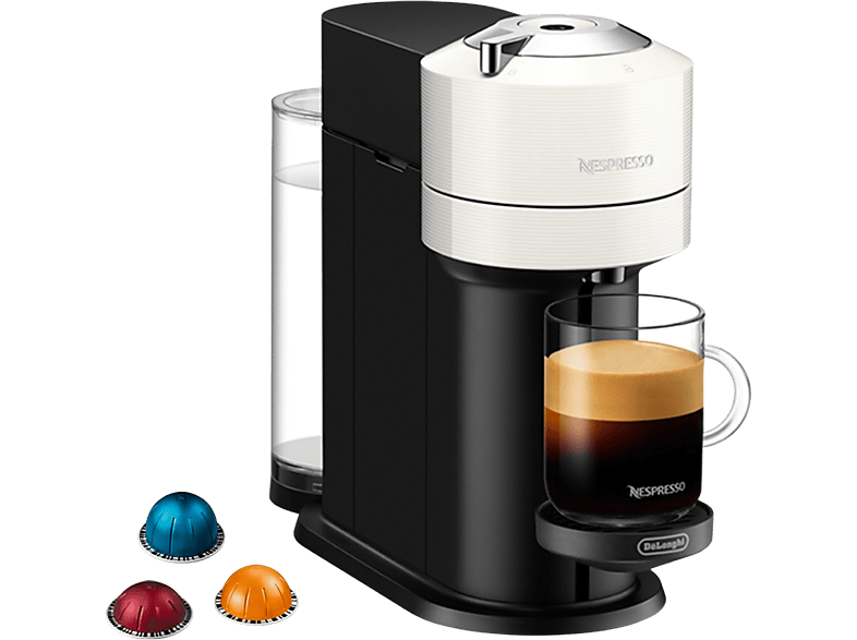 Nespresso® De'Longhi Vertuo Next ENV120.W, 1500 W, 1.1 l, Calentamiento 30s, Bluetooth