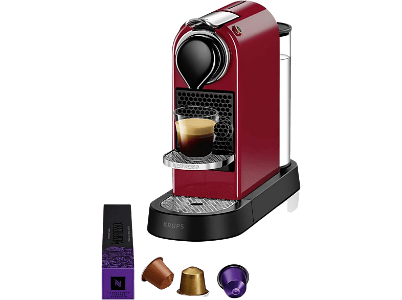 Cafetera de cápsulas  Nespresso® Krups Vertuo Pop XN920410, 1500 W, 0.56  L, Calentamiento 30 s, Tecnología Centrifusion™, Bluetooth, Wi-Fi, Aqua Mint