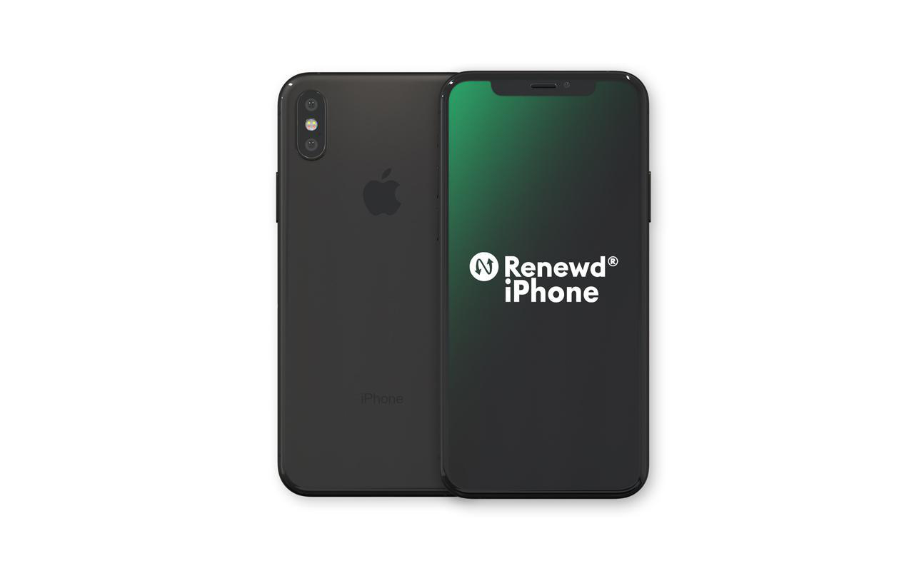 RENEWD Grey GB iPhone X 64 Space
