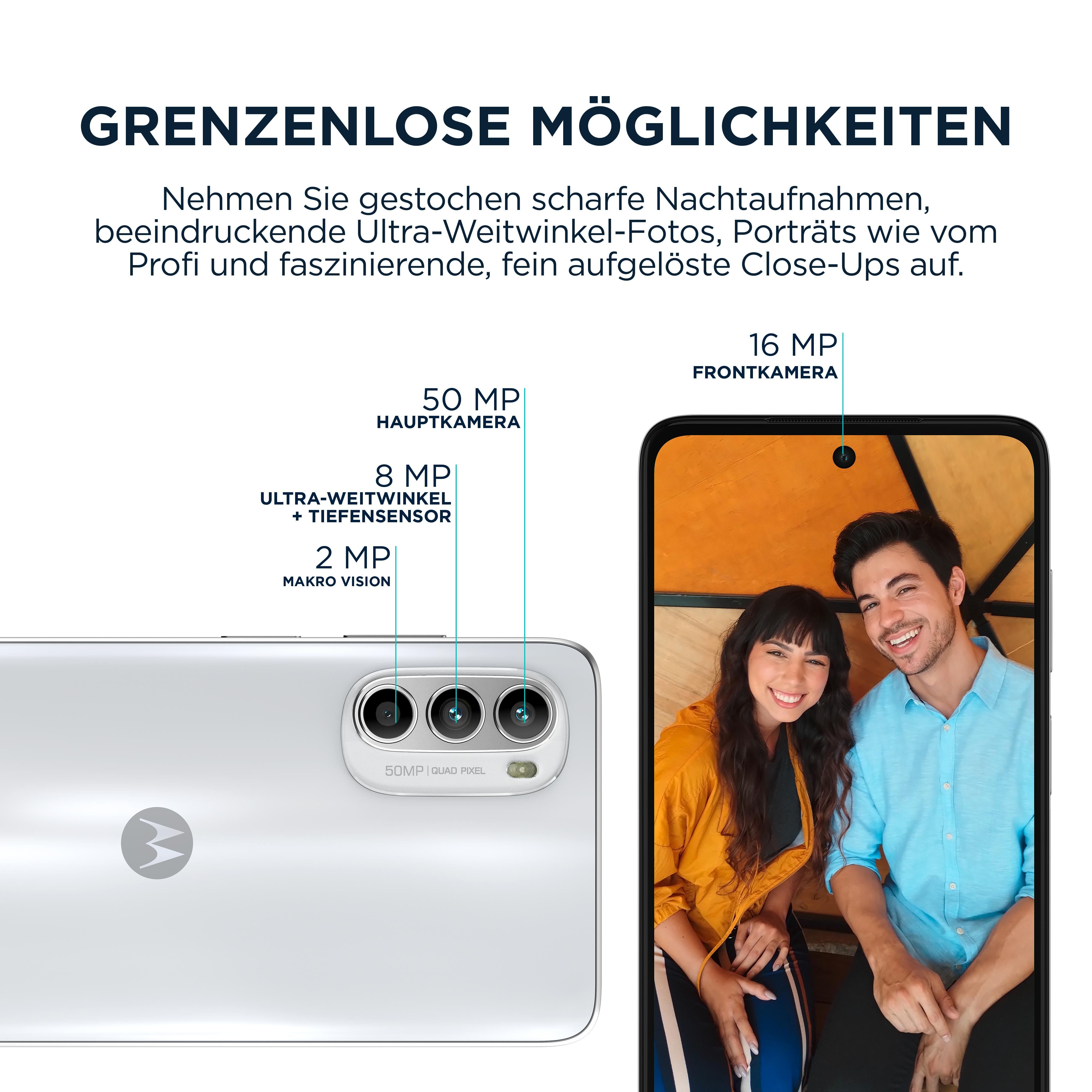MOTOROLA Moto G52 128 GB Porcelain White Dual SIM