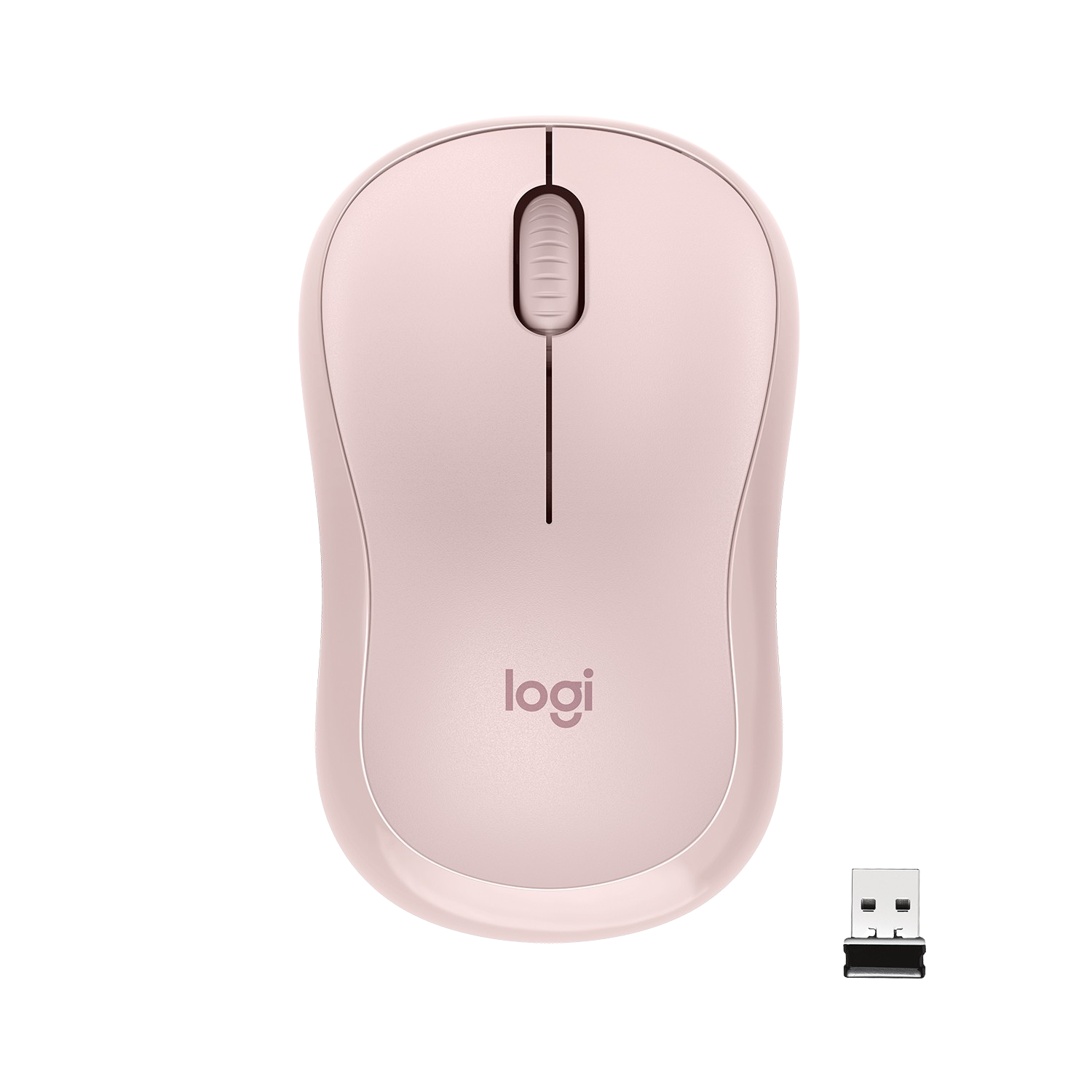 Ratón inalámbrico - Logitech M220 Silent, Inalámbrico, 2.4 GHz, Receptor USB, 1000 dpi, Batería 18 Meses, Ambidiestro, Compatible con PC/Mac, Rosa