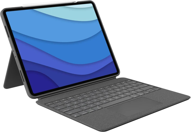 LOGITECH Cover clavier Combo Touch iPad Pro 12.9" 5th Gen QWERTY US Oxford Grey (920-010257)