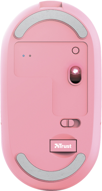 TRUST Souris sans fil rechargeable Ultra-Thin Rose (24125)