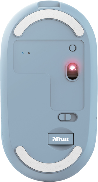 TRUST Souris sans fil rechargeable Ultre-Thin Bleu (24126)