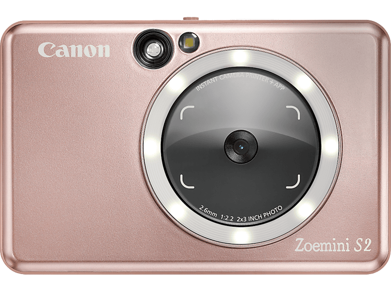 Canon Instant Camera Zoemini S2 Rose Gold (4519c006aa)