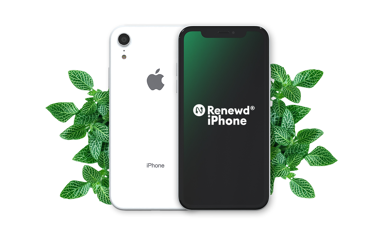RENEWD IPHONE XR WHITE 64GB 64 GB White Dual SIM