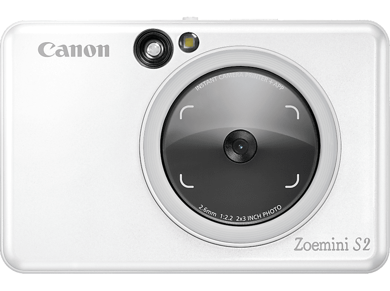 Canon Instant Camera Zoemini S2 Pearl White (4519c007aa)